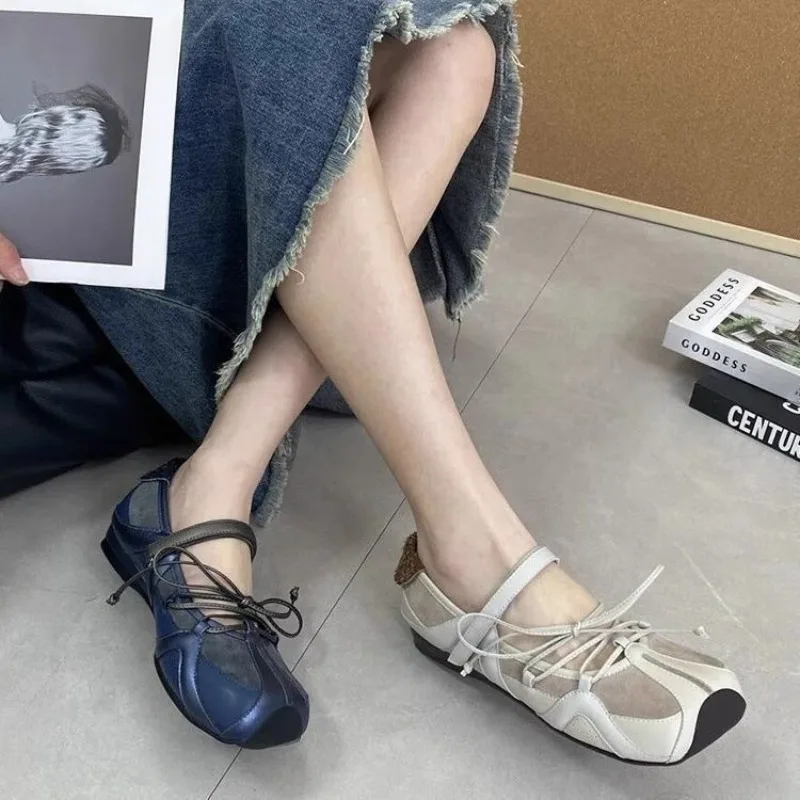 Балетные туфли Мэри Джейн, женские летние новые спортивные стильные уличные повседневные туфли Мэри Джейн
Балетные туфли Мэри Джейн, женские летние новые спортивные стильные уличные повседневные туфли Мэри Джейн