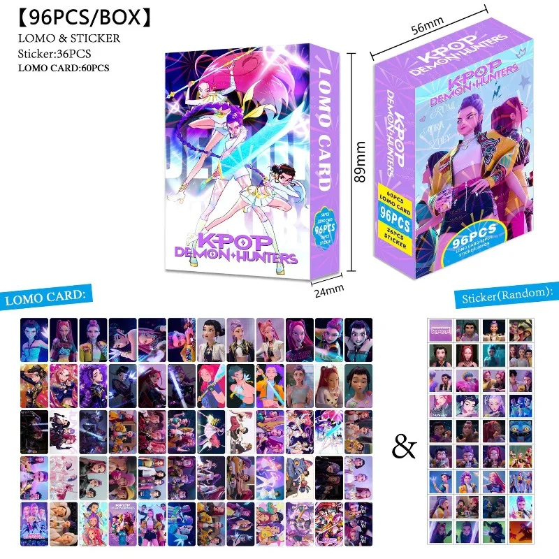 Новые 96 K-POP охотники на демонов, охотники на ведьмы, анимационные периферийные устройства ЛОМО, маленькие карточные игры, карты uno, карты для карточных игр 
Новые 96 K-POP охотники на демонов, охотники на ведьмы, анимационные периферийные устройства ЛОМО, маленькие карточные игры, карты uno, карты для карточных игр