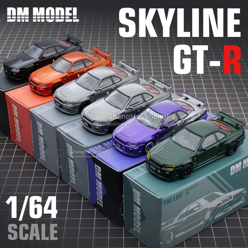 Dm Model Diecast Car Model 1/64 Scale Nissan Skyline Gtr R34 Alloy Simulation Collectible For Hobby Collectors Enthusiasts
Dm Model Diecast Car Model 1/64 Scale Nissan Skyline Gtr R34 Alloy Simulation Collectible For Hobby Collectors Enthusiasts