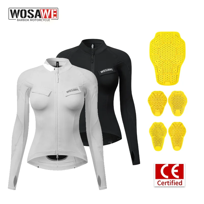 WOSAWE Women Racing Jacket Autumn Winter Anti Drop Moto Jacket Reflective Thermal Motorcycle Jacket With CE Protective Gear
WOSAWE Women Racing Jacket Autumn Winter Anti Drop Moto Jacket Reflective Thermal Motorcycle Jacket With CE Protective Gear