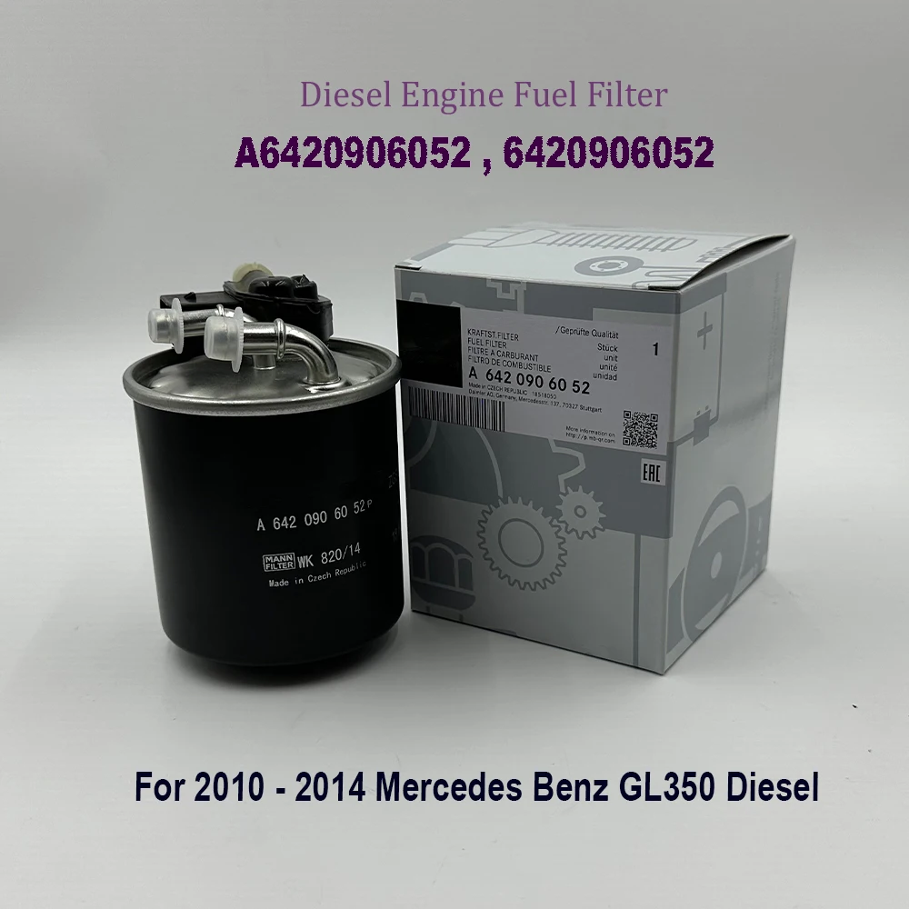 Новый топливный фильтр A6420906052 6420906052 A6420903152 для Benzz C350 CLS350 E350 GL350 Sprinter 2500 3500 OM651 OM642 WK820/14
Новый топливный фильтр A6420906052 6420906052 A6420903152 для Benzz C350 CLS350 E350 GL350 Sprinter 2500 3500 OM651 OM642 WK820/14