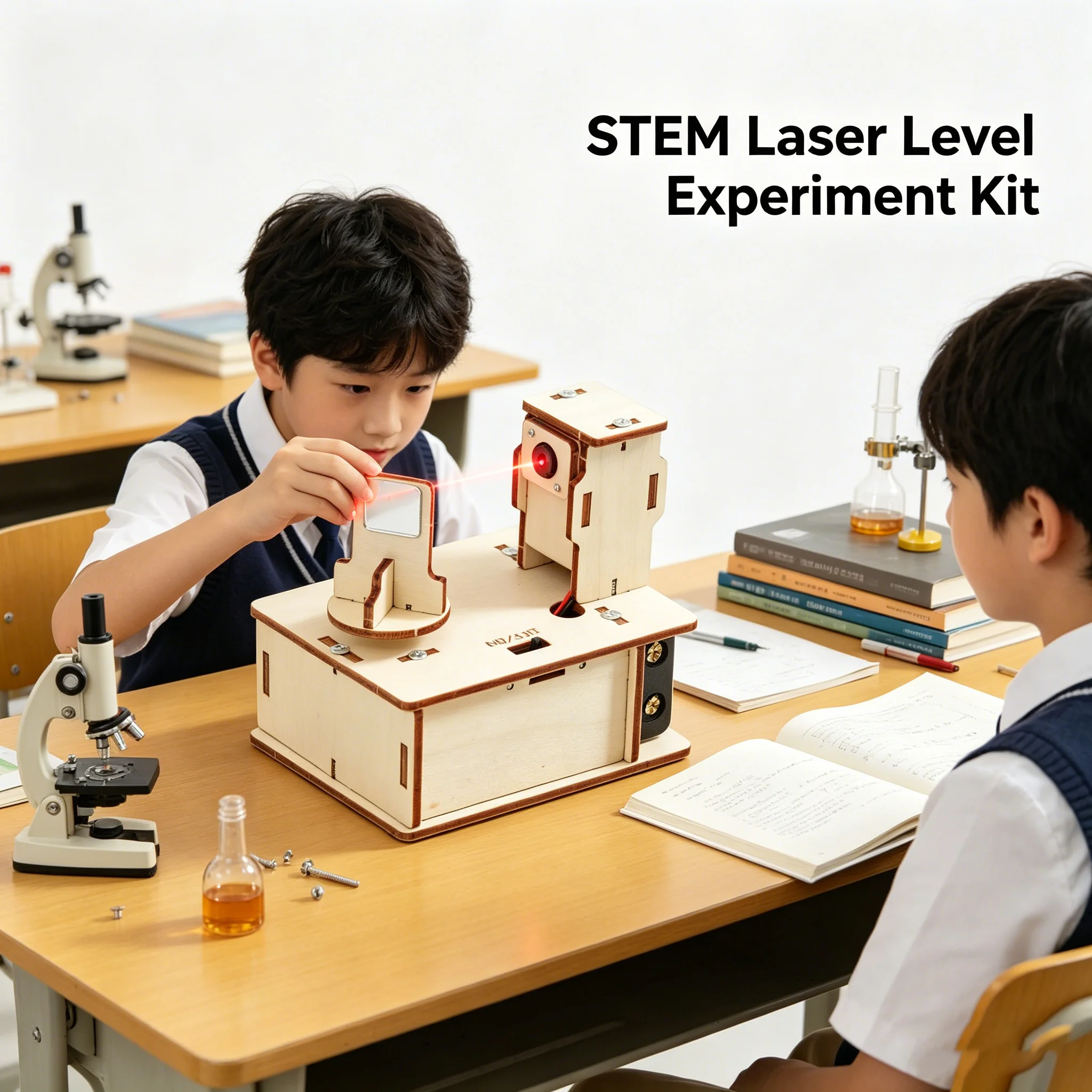 Laser Level Tech DIY Primary & Secondary Students Handmade Science Experiment STEM Educational Teaching Aid Equipment
Laser Level Tech DIY Primary & Secondary Students Handmade Science Experiment STEM Educational Teaching Aid Equipment