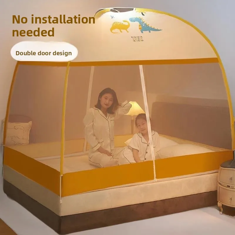 No-Install Mosquito Net Breathable Polyester Fiber Foldable Single/Dual Person Suitable for Home Dormitory Use Universal Style
No-Install Mosquito Net Breathable Polyester Fiber Foldable Single/Dual Person Suitable for Home Dormitory Use Universal Style