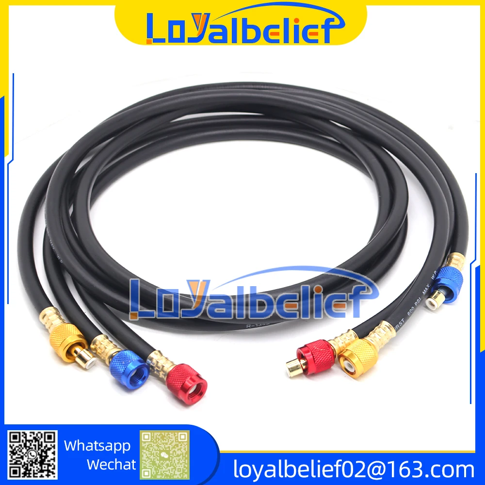 AC Charging Hose Set 3000PSI 4000PSI for HVAC Air Condition Refrigerant Hoses R134A R32 Refrigeration Charging Tool
AC Charging Hose Set 3000PSI 4000PSI for HVAC Air Condition Refrigerant Hoses R134A R32 Refrigeration Charging Tool