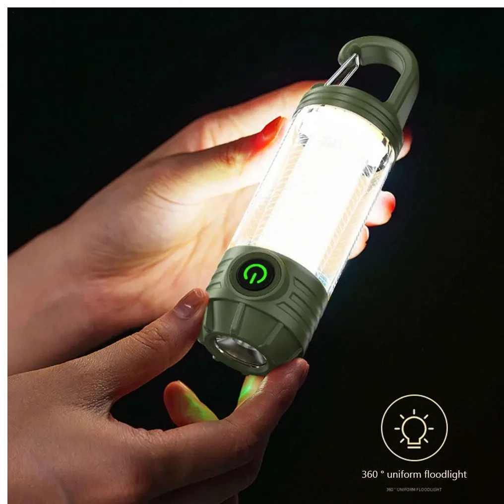1000LM Super Bright Outdoor Hiking Fishing Tent Lamp 1200mAh Rechargeable Dual Light Source Tent Light Outdoor Camping Lantern
1000LM Super Bright Outdoor Hiking Fishing Tent Lamp 1200mAh Rechargeable Dual Light Source Tent Light Outdoor Camping Lantern