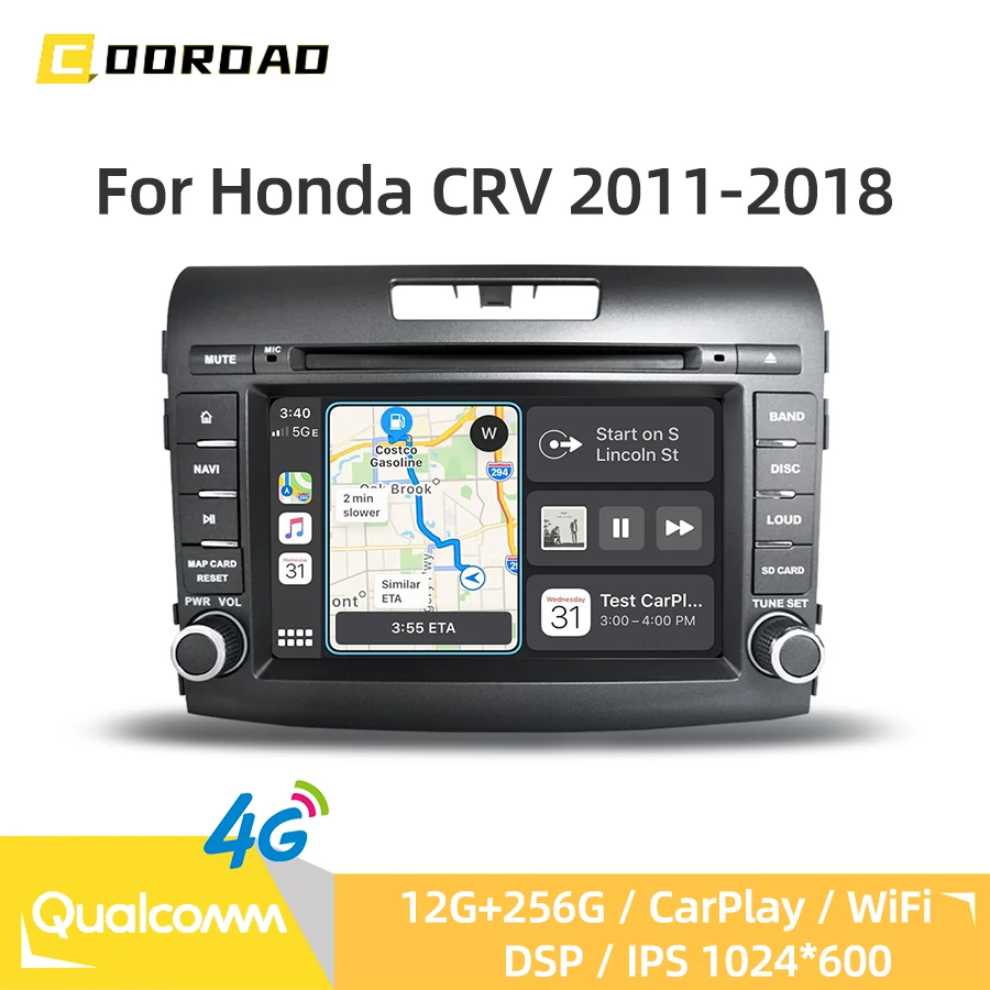 Android 13 Car Radio For Honda CRV CR-V 4 RM RE 2012-2018 CarPlay WiFi 4G Bluetooth GPS Navigation DSP Car Multimedia Player
Android 13 Car Radio For Honda CRV CR-V 4 RM RE 2012-2018 CarPlay WiFi 4G Bluetooth GPS Navigation DSP Car Multimedia Player