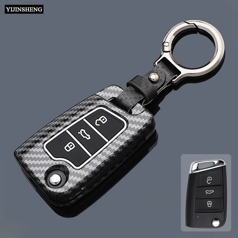 ABS Carbon Style Car Key Case Cover Fob Keychain for VW Volkswagen Golf 7 MK7 Tiguan MK2 SEAT Ateca Leon FR2 Ibiza Skoda Octavia
ABS Carbon Style Car Key Case Cover Fob Keychain for VW Volkswagen Golf 7 MK7 Tiguan MK2 SEAT Ateca Leon FR2 Ibiza Skoda Octavia