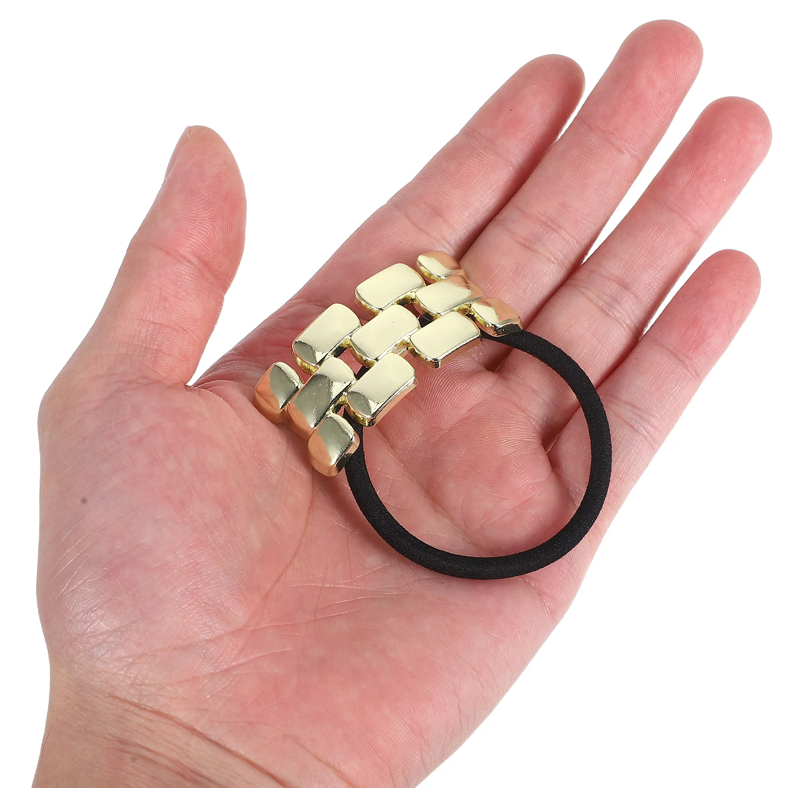 Retro Gold Metal Elastic Tie Unique Geometric Vintage Chic Durable Stylish Ponytail Cuff Wrap For Women Thick Decorative
Retro Gold Metal Elastic Tie Unique Geometric Vintage Chic Durable Stylish Ponytail Cuff Wrap For Women Thick Decorative