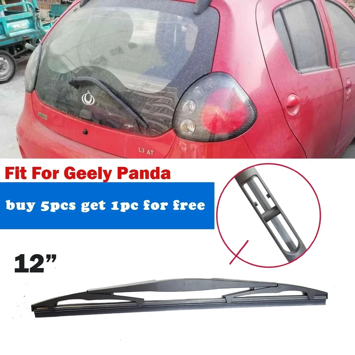1PC Car Rear Wiper Blade 12" fit for Geely Panda Windscreen Windshield Hybrid Auto Wipers Accessories YC102014-panda
1PC Car Rear Wiper Blade 12" fit for Geely Panda Windscreen Windshield Hybrid Auto Wipers Accessories YC102014-panda