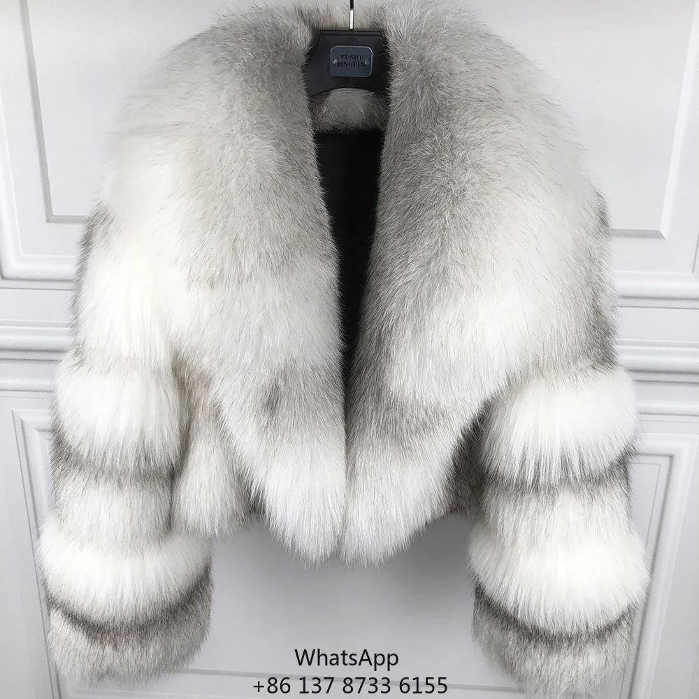 High Quality Elegant Women Fox Fur Coat Thick Warm Crop Fur Jacket For Ladies
High Quality Elegant Women Fox Fur Coat Thick Warm Crop Fur Jacket For Ladies