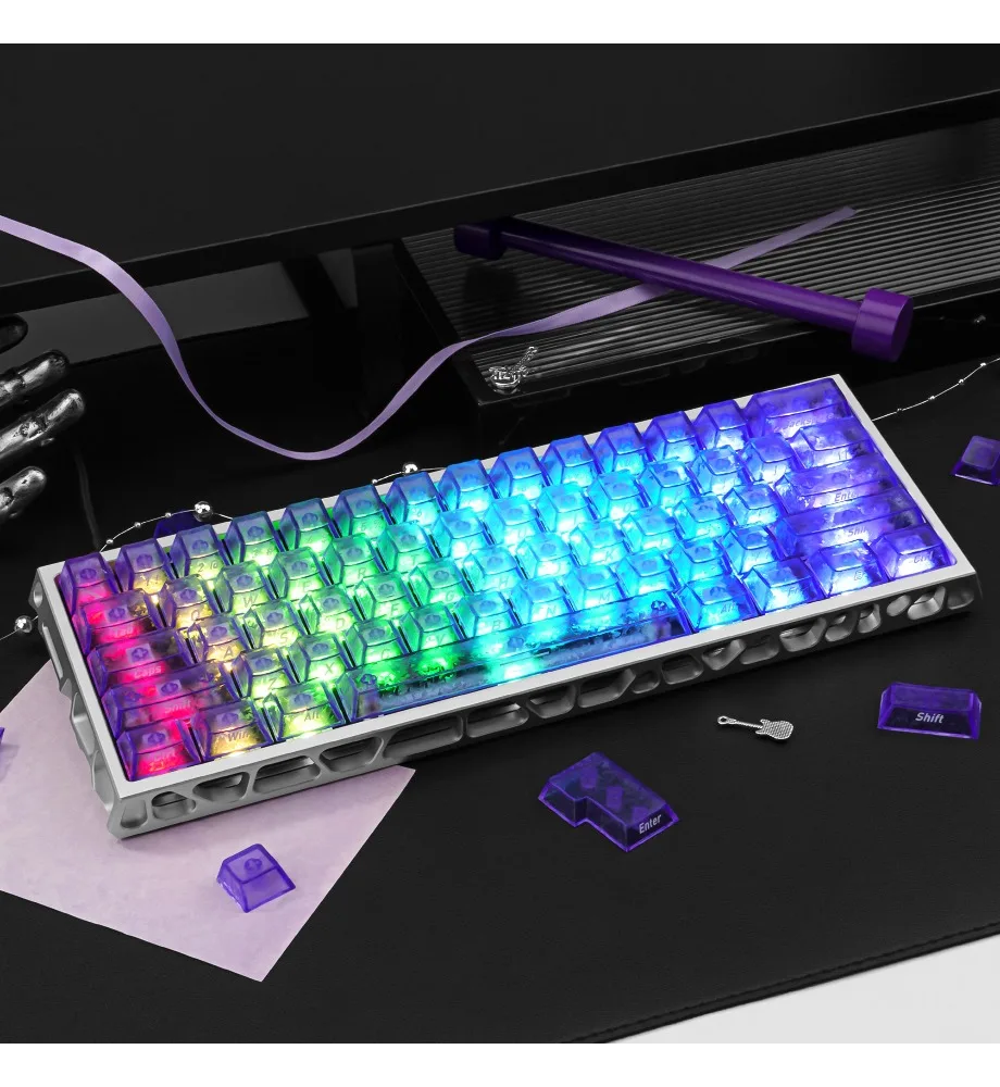 Ice carbon pattern keycap Forged carbon texture Original side engraved light transmission suitable wooting magnetic axis
Ice carbon pattern keycap Forged carbon texture Original side engraved light transmission suitable wooting magnetic axis