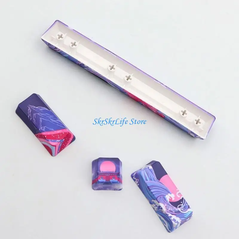 E65E 4 клавиши PBT OEM-профильные колпачки для клавиш SPACE 2x ENTER ESC Keycap Dye Subb для колпачков для механической
E65E 4 клавиши PBT OEM-профильные колпачки для клавиш SPACE 2x ENTER ESC Keycap Dye Subb для колпачков для механической