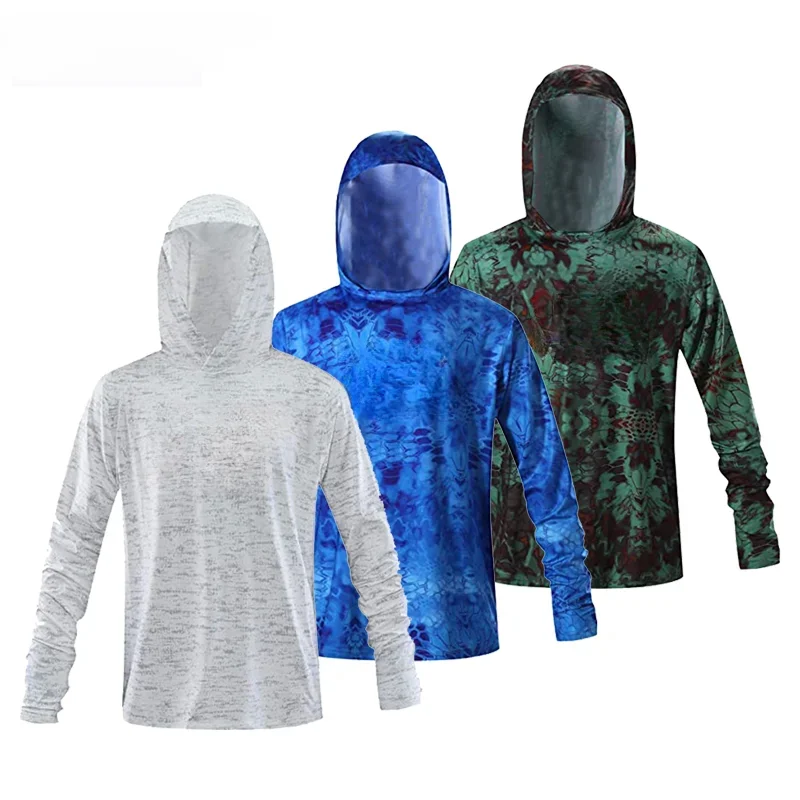 Men Fishing Long Sleeve Hooded Shirts Blusas Para Fishing Performance Apparel Uv Manga Longa
Men Fishing Long Sleeve Hooded Shirts Blusas Para Fishing Performance Apparel Uv Manga Longa