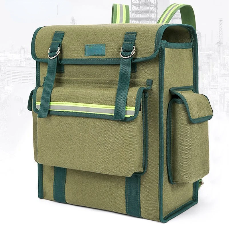 Large Size Multi-functional Canvas Woodworking Tool Bag with Thickened and Wear-resistant Shoulder Straps
Large Size Multi-functional Canvas Woodworking Tool Bag with Thickened and Wear-resistant Shoulder Straps