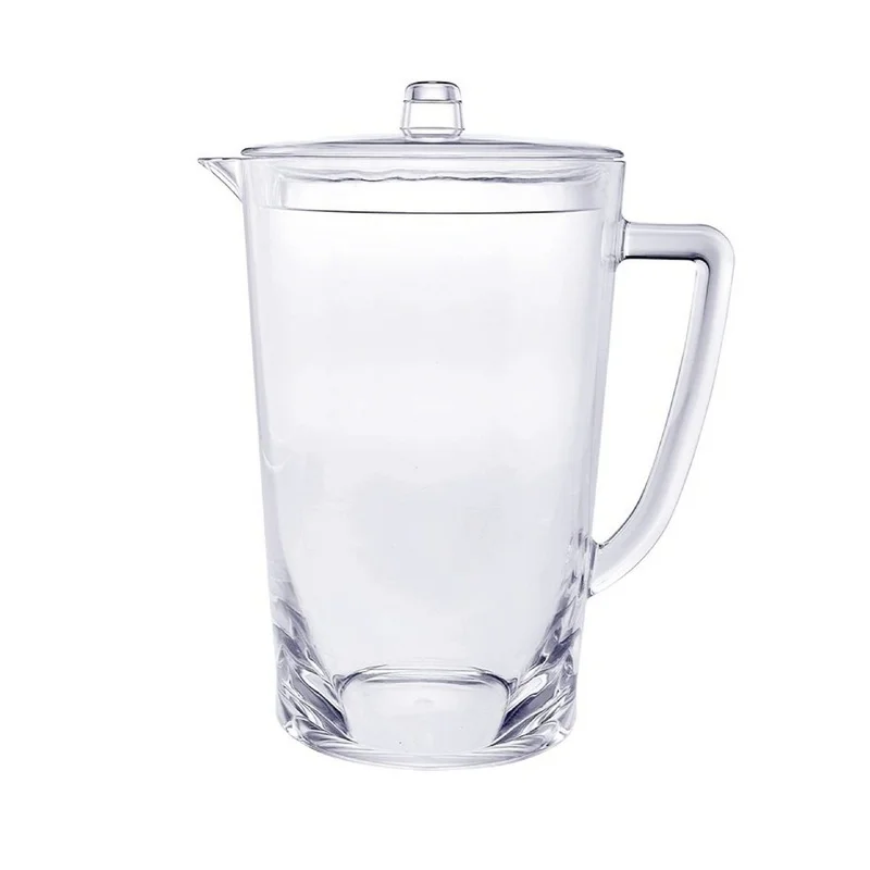 2.75 Qt Oval Water Pitcher with Lid, BPA-Free Plastic Drink Pitcher, Spout Design
2.75 Qt Oval Water Pitcher with Lid, BPA-Free Plastic Drink Pitcher, Spout Design