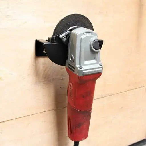 Angle Grinder Holder Tool Wall Mount Bracket - 5 Inch Grinder Hanger, Impact Wrench Holder, Angle Grinder Storage Rack - Black
Angle Grinder Holder Tool Wall Mount Bracket - 5 Inch Grinder Hanger, Impact Wrench Holder, Angle Grinder Storage Rack - Black