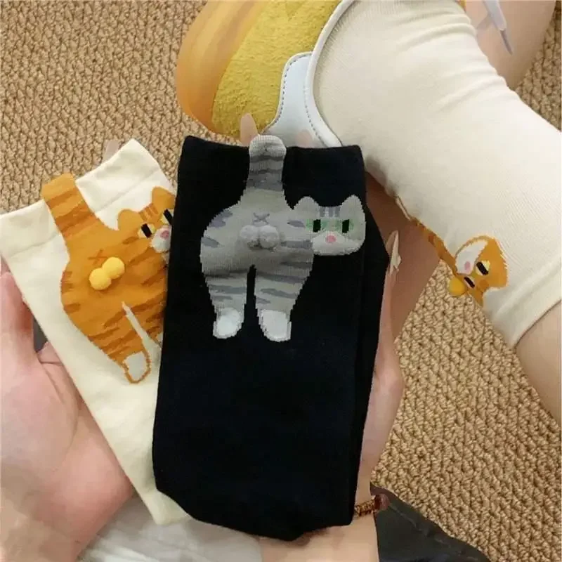 1/2Pair Cartoon Cute Cat Balls Cotton Socks Kawaii Lolita Knitting Socks Women Girls Middle Tube Sock Cat Butt Print Couple Sock
1/2Pair Cartoon Cute Cat Balls Cotton Socks Kawaii Lolita Knitting Socks Women Girls Middle Tube Sock Cat Butt Print Couple Sock
