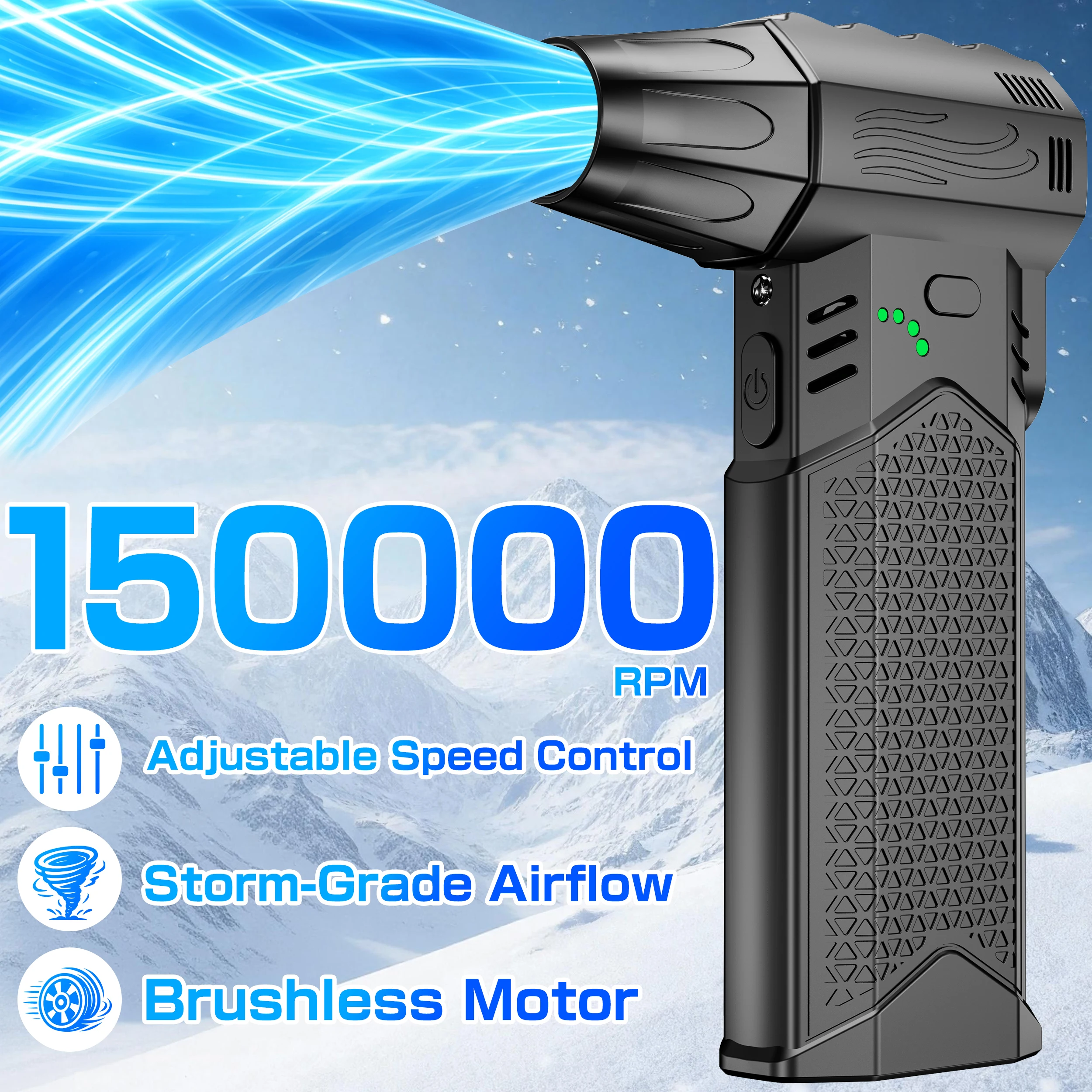 B006 Car Type-C Charging Jet Fan Portable Turbo Blower Brushless Violent Fan Blow And Suction 2 in 1 Electric Air Duster
B006 Car Type-C Charging Jet Fan Portable Turbo Blower Brushless Violent Fan Blow And Suction 2 in 1 Electric Air Duster