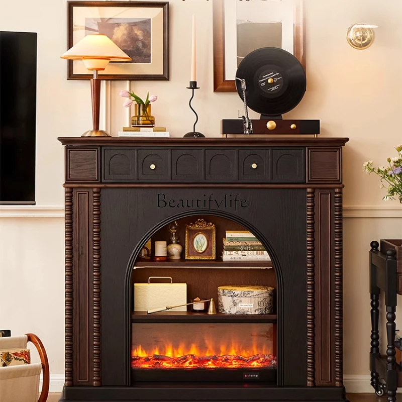 French retro solid wood fireplace decorative cabinet medieval locker rack display cabinet
French retro solid wood fireplace decorative cabinet medieval locker rack display cabinet