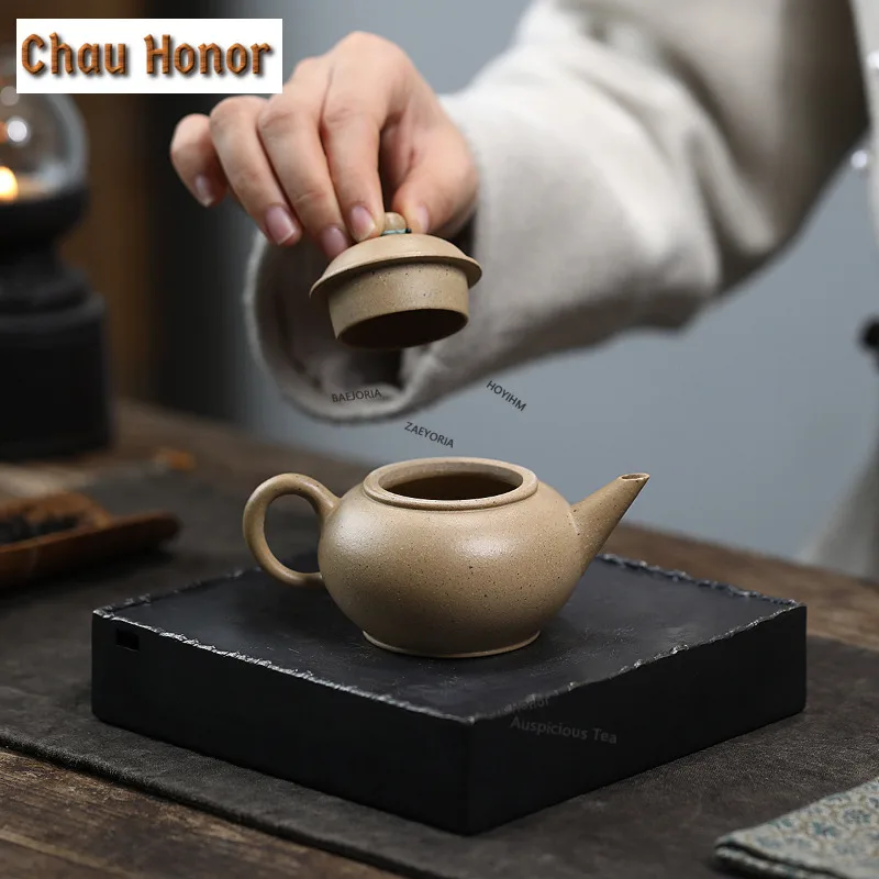 150ml Traditional Yixing Purple Clay Teapots Handmade Level Pot Raw Ore Benshan Green Mud Kettle With Infuser Zisha Teaset Craft
150ml Traditional Yixing Purple Clay Teapots Handmade Level Pot Raw Ore Benshan Green Mud Kettle With Infuser Zisha Teaset Craft