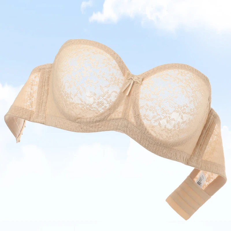 Women's Plus Size Floral Lace Underwire Strapless Minimizer Bra Non-Padded Anti-slip
Women's Plus Size Floral Lace Underwire Strapless Minimizer Bra Non-Padded Anti-slip
