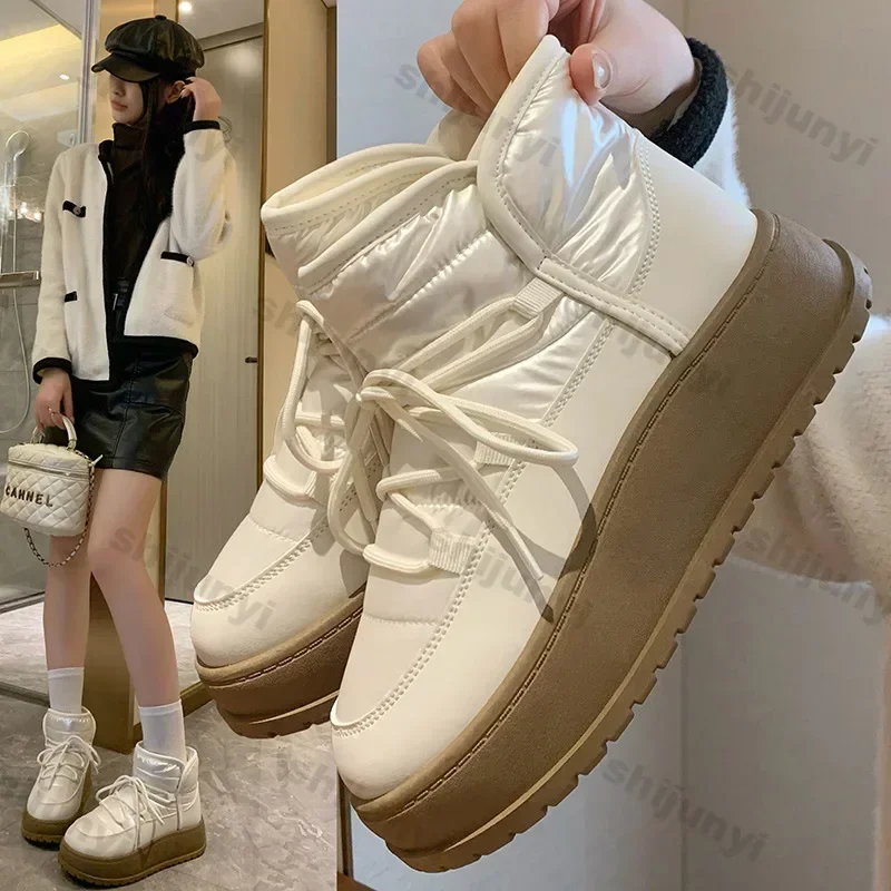 Бархатные высокие зимние сапоги для женщин, новинка зимы 209, студенческая корейская версия, теплая повседневная обувь, хлопковая обувь
Бархатные высокие зимние сапоги для женщин, новинка зимы 209, студенческая корейская версия, теплая повседневная обувь, хлопковая обувь