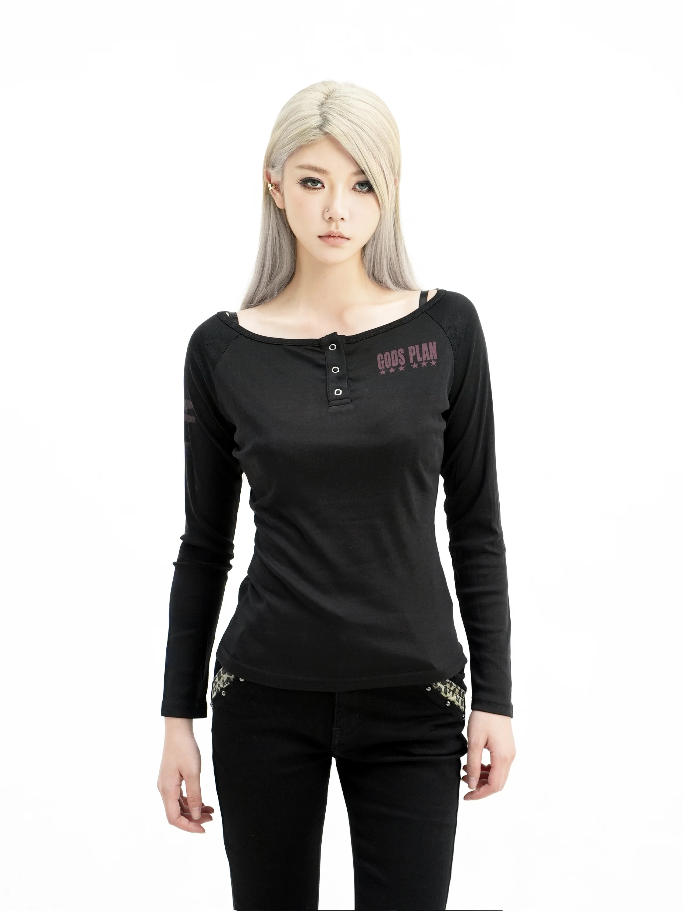 Женская футболка с длинным рукавом и воротником хенли, приталенного кроя, из смесового поликоттона с лиоцеллом, влагоотводящая, осенняя
Женская футболка с длинным рукавом и воротником хенли, приталенного кроя, из смесового поликоттона с лиоцеллом, влагоотводящая, осенняя