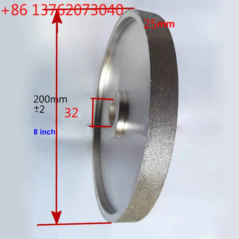 200mm 8 Inch Diamond Grinding Wheel 32 Hole Steel Alloy Cutter Abrasive Wheels 200x32x25mm
200mm 8 Inch Diamond Grinding Wheel 32 Hole Steel Alloy Cutter Abrasive Wheels 200x32x25mm