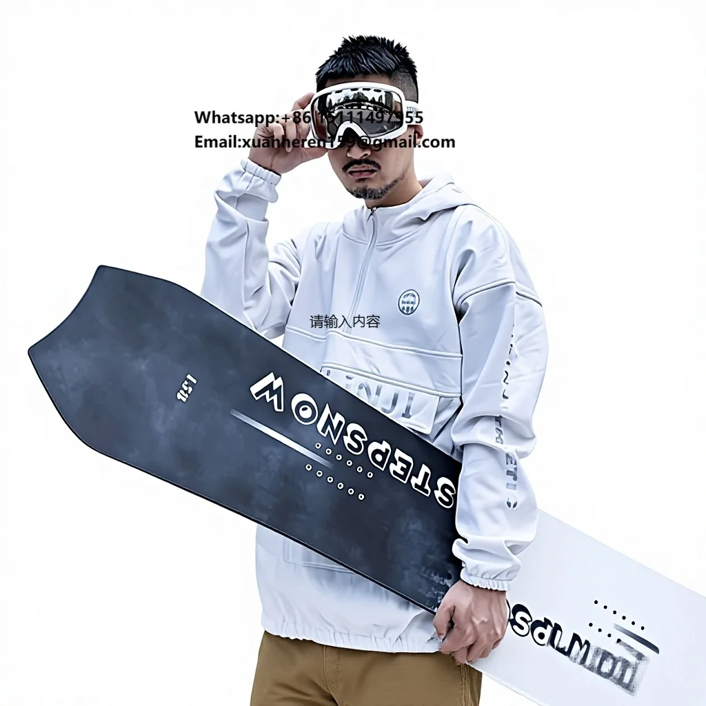 New Men's Snowboard Complete Set, Adult All-Mountain & Jump Snowboard, Custom Snow Equipment for Ski Resort
New Men's Snowboard Complete Set, Adult All-Mountain & Jump Snowboard, Custom Snow Equipment for Ski Resort