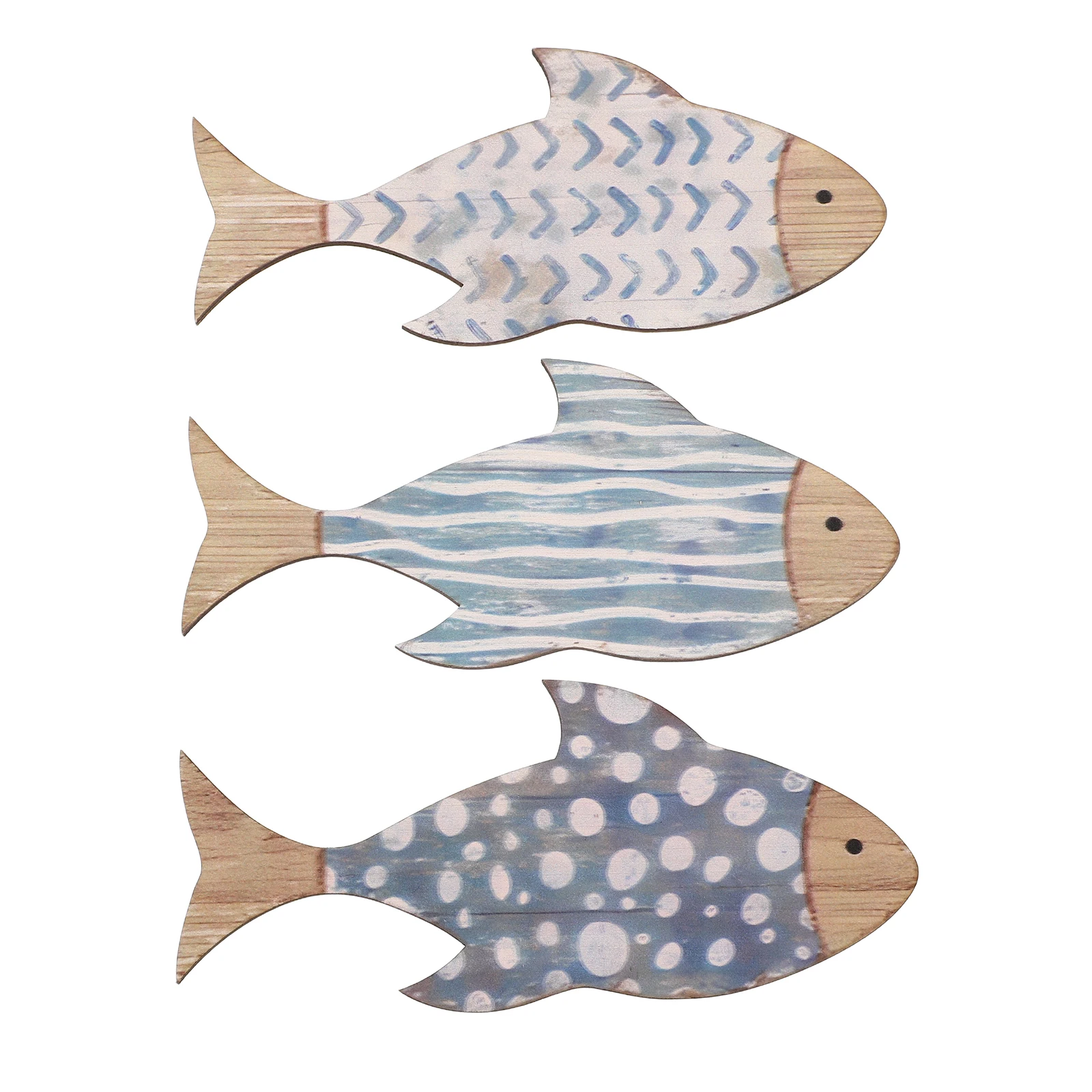 3pcs Wooden Fish Wall Decor - Nautical Beach Wall Art Coastal Theme Fish Sculpture Hanging Decorations For Bathroom Lake House
3pcs Wooden Fish Wall Decor - Nautical Beach Wall Art Coastal Theme Fish Sculpture Hanging Decorations For Bathroom Lake House