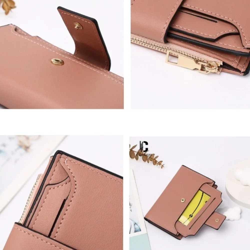 Multifunctional PU Leather Wallet Korean Style Zipper Short Wallet Multiple Card Slot Candy Color Folding Card Holder Daily
Multifunctional PU Leather Wallet Korean Style Zipper Short Wallet Multiple Card Slot Candy Color Folding Card Holder Daily