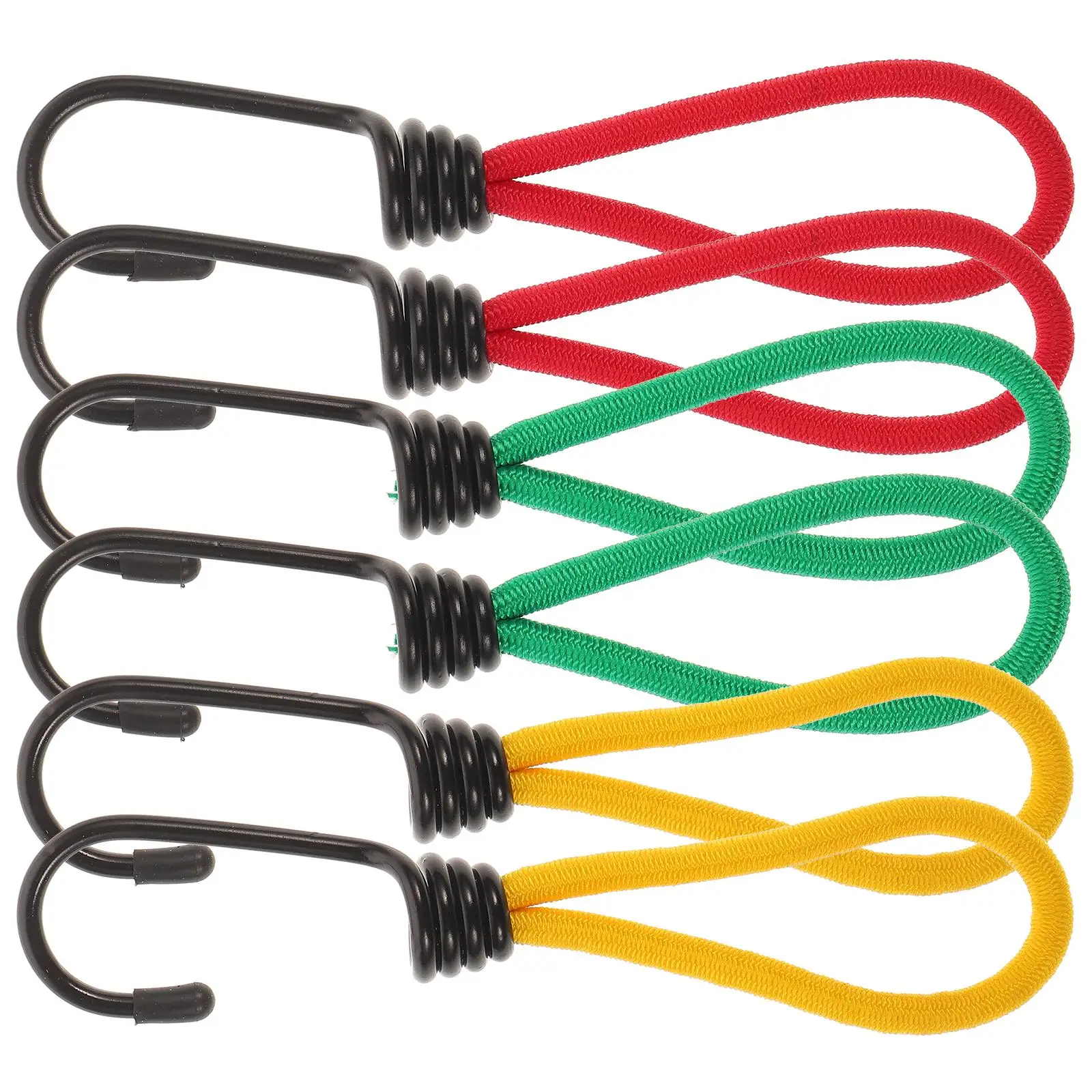 6 Pcs Tent Elastic Rope Durable Flexible Hooks Strong Load-bearing Camping Accessories Emulsion Carabiner Ropes
6 Pcs Tent Elastic Rope Durable Flexible Hooks Strong Load-bearing Camping Accessories Emulsion Carabiner Ropes