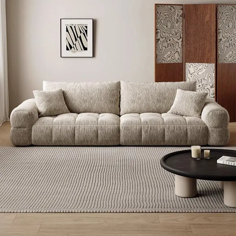 Fully dismantled and washed fabric sofa small apartment living room marshmallow clouds straight row chenille puff sofa
Fully dismantled and washed fabric sofa small apartment living room marshmallow clouds straight row chenille puff sofa