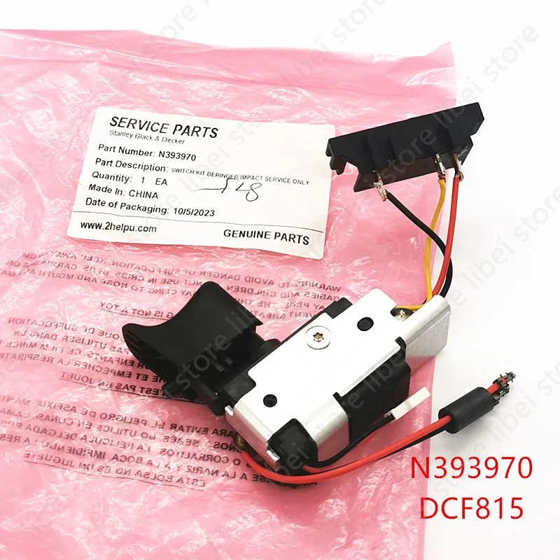 N393970 Switch kit For DEWALT DCF815 DCF813 N393697 Power Tool Accessories Electric tools part
N393970 Switch kit For DEWALT DCF815 DCF813 N393697 Power Tool Accessories Electric tools part