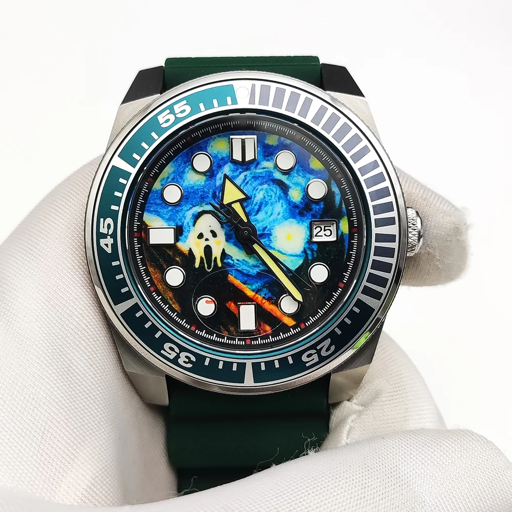 15 colors 42MM Dress Automatic Watch Clock Date Luminous NH35 Movement Automatic Mechanical Watch Men Steel Case Sapphire
15 colors 42MM Dress Automatic Watch Clock Date Luminous NH35 Movement Automatic Mechanical Watch Men Steel Case Sapphire