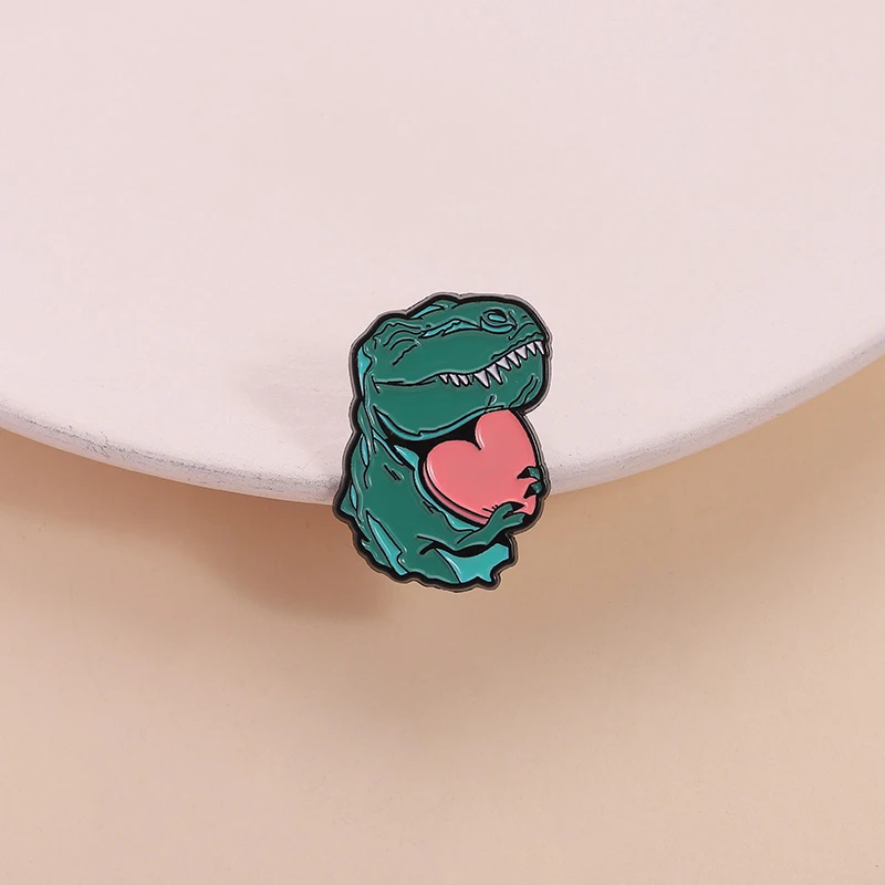 Humorous And Funny Dinosaur Enamel Pin Cartoon Green Dinosaur Animal Brooch Backpack Badges Jewelry Accessories Gift For Friend
Humorous And Funny Dinosaur Enamel Pin Cartoon Green Dinosaur Animal Brooch Backpack Badges Jewelry Accessories Gift For Friend