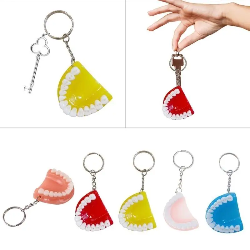 39BB Mini Resin Tooth Model Keychain Purse Handbags Charm Pendant Denture Keychain Bag Decoration Hanging Ornament
39BB Mini Resin Tooth Model Keychain Purse Handbags Charm Pendant Denture Keychain Bag Decoration Hanging Ornament