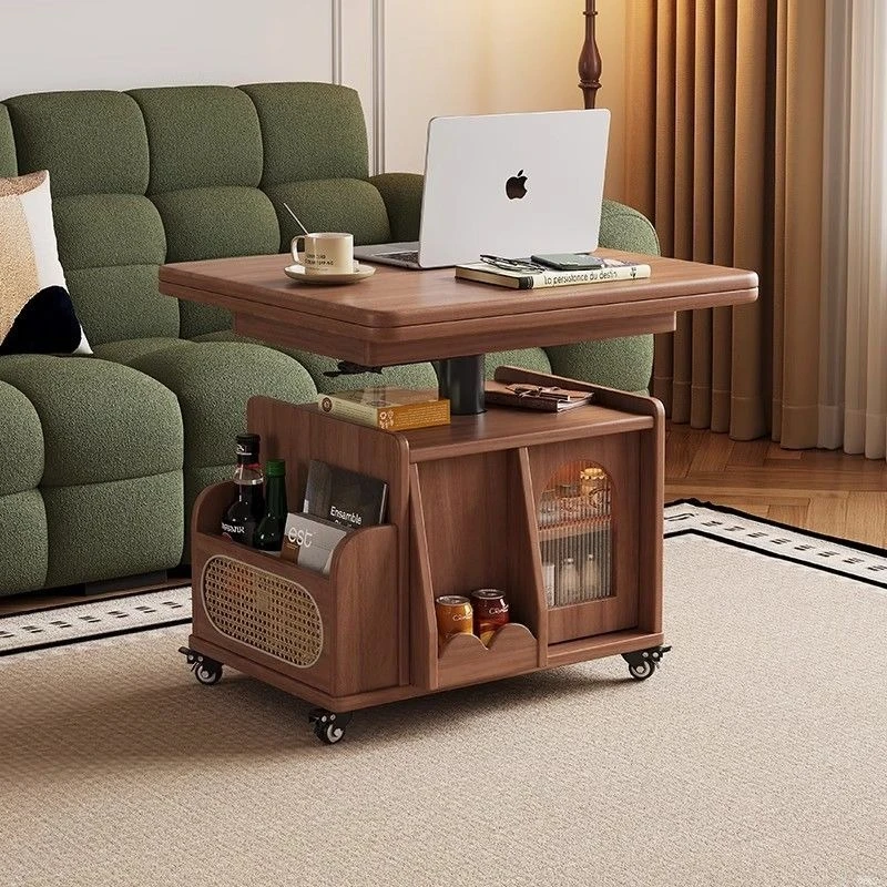 Folding coffee table integrated coffee table movable telescopic dining table
Folding coffee table integrated coffee table movable telescopic dining table