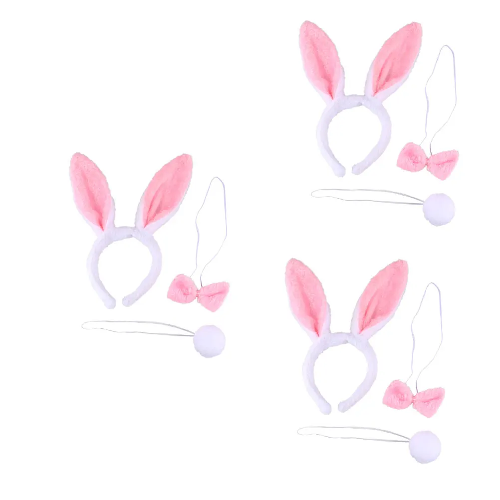 3 set Bunny Cosplay Set Rabbit Ear Headband Kids Child Headgear One Size Fits Most Girls Trendy Hairstyle Prop
3 set Bunny Cosplay Set Rabbit Ear Headband Kids Child Headgear One Size Fits Most Girls Trendy Hairstyle Prop