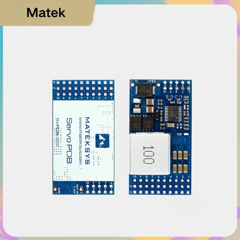 MATEK SVPDB-12S Servo PDB with 12A BEC 9-55V to 5V 6V 8V, Power Distribution Board for RC Airplane Fixed-Wing Servo DIY Parts
MATEK SVPDB-12S Servo PDB with 12A BEC 9-55V to 5V 6V 8V, Power Distribution Board for RC Airplane Fixed-Wing Servo DIY Parts