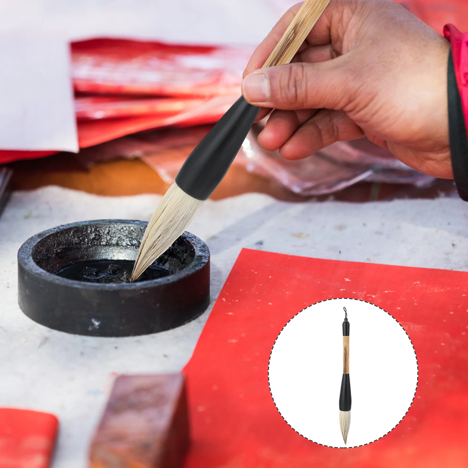 Couplet Writing Brush Couplets Calligraphy Pen Large Drawing Chinese Premium Watercolor Pens
Couplet Writing Brush Couplets Calligraphy Pen Large Drawing Chinese Premium Watercolor Pens