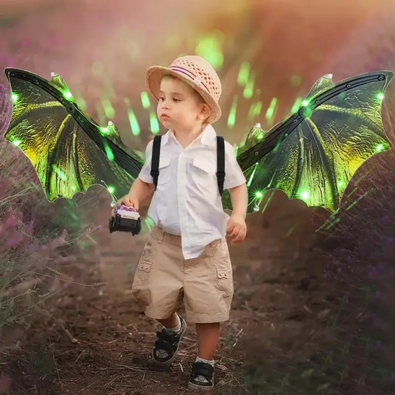 Dinosaur Wings Electric Music and Light Halloween Dino Wings Flap & Move Light up & Music Moving Dinosaur Wings Costume for Kids
Dinosaur Wings Electric Music and Light Halloween Dino Wings Flap & Move Light up & Music Moving Dinosaur Wings Costume for Kids