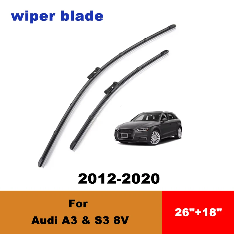 For Audi A3 & S3 8V 2012-2020 car front wiper blades silent wiper blades soft rubber windshield wipers accessories
For Audi A3 & S3 8V 2012-2020 car front wiper blades silent wiper blades soft rubber windshield wipers accessories