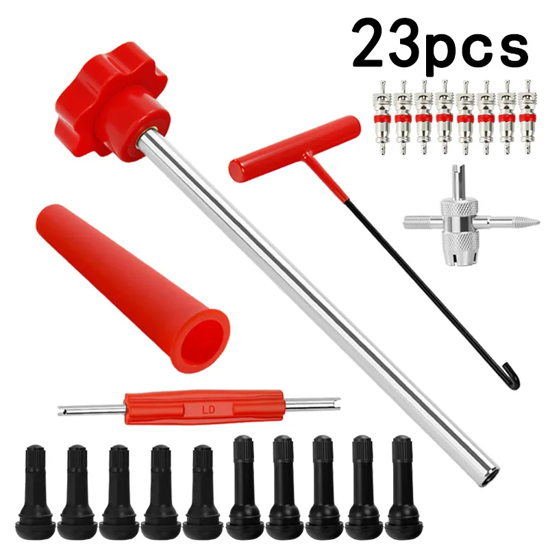 Tire Repair and Patching Tools Valve Stem Installation Tools Kit Valve Stem Removal Tools Puller Repair Kit
Tire Repair and Patching Tools Valve Stem Installation Tools Kit Valve Stem Removal Tools Puller Repair Kit