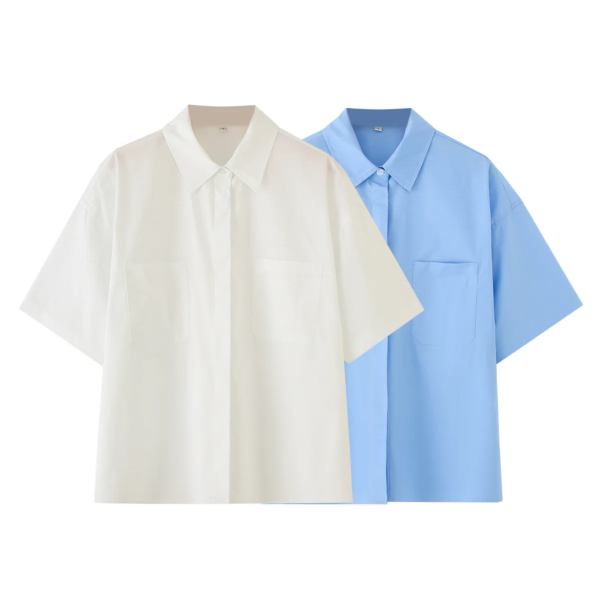UNIZERA women's shirt versatile and slimming solid color single breasted temperament summer new shirt
UNIZERA women's shirt versatile and slimming solid color single breasted temperament summer new shirt