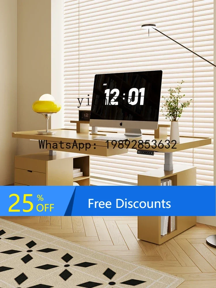 LYY Tqh Electric Lifting Table Intelligent Solid Wood Learning and Writing Office Living Room Storage Workbench
LYY Tqh Electric Lifting Table Intelligent Solid Wood Learning and Writing Office Living Room Storage Workbench