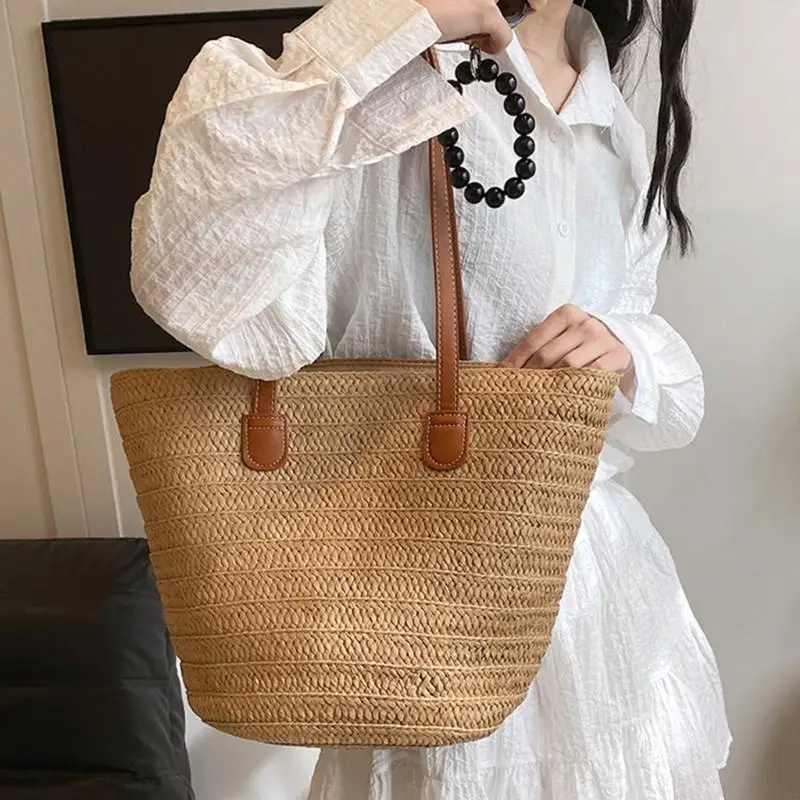 Y3NE Convenient Natural Straw Bag Large Capaci Shoulder Bag Travel Handbag for Beach Trips and Shopping Outdoor Activity
Y3NE Convenient Natural Straw Bag Large Capaci Shoulder Bag Travel Handbag for Beach Trips and Shopping Outdoor Activity