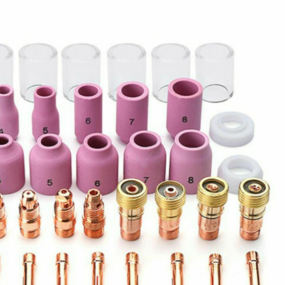 Полный комплект аргоновой сварочной горелки, 49 шт., с медным электродом, практичные аксессуары, набор для сварочных проектов и ремонта
Полный комплект аргоновой сварочной горелки, 49 шт., с медным электродом, практичные аксессуары, набор для сварочных проектов и ремонта