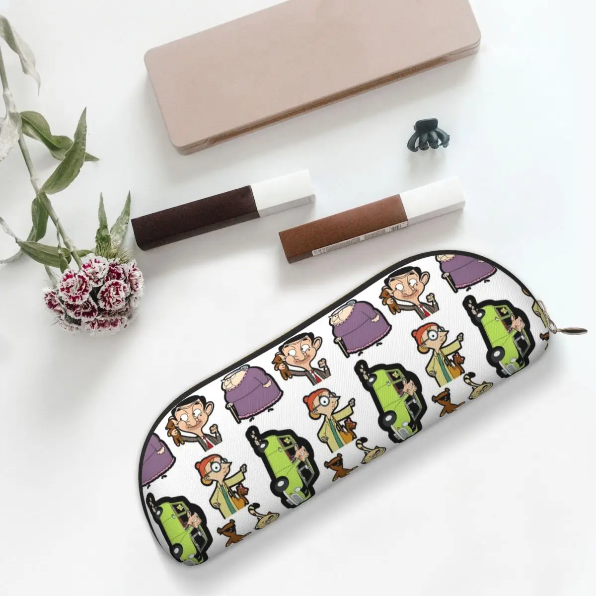Mr. Bean Cartoon Pencil Case Pencil Pouch Storage Stationery Supplies Large Capacity Pen Box Pencil Bag for Kids School
Mr. Bean Cartoon Pencil Case Pencil Pouch Storage Stationery Supplies Large Capacity Pen Box Pencil Bag for Kids School