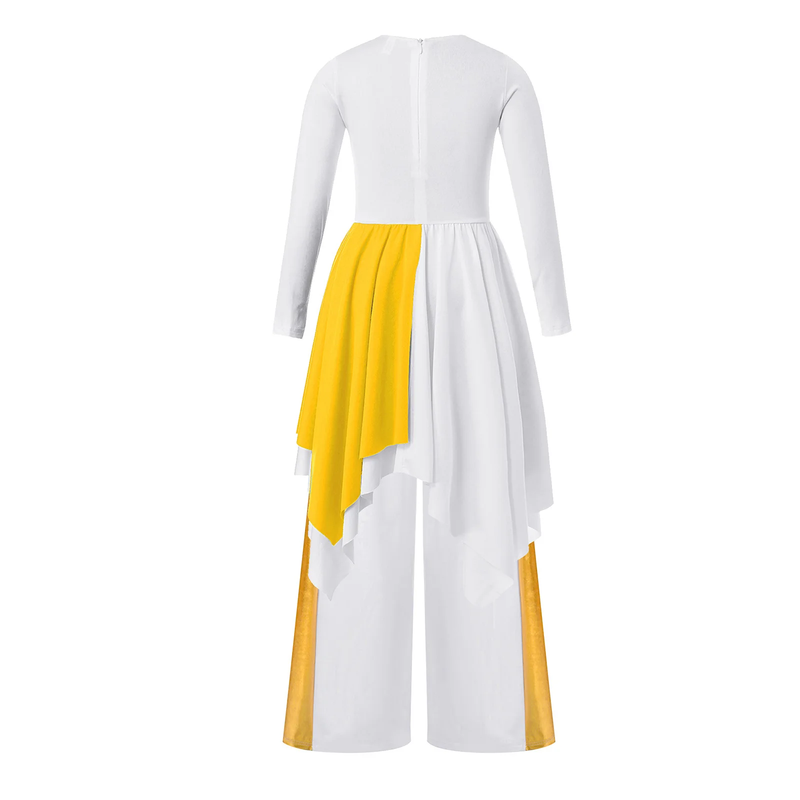 Children Praise Lyrical Dance Outfit Celebration Spirit Long Sleeve Dress with Wide-Leg Pants Girls Worship Performance Costume
Children Praise Lyrical Dance Outfit Celebration Spirit Long Sleeve Dress with Wide-Leg Pants Girls Worship Performance Costume